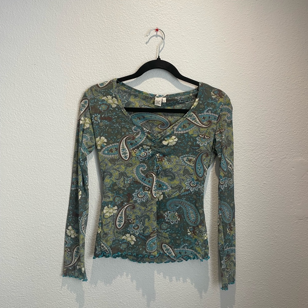 Y2K Mesh Long Sleeve